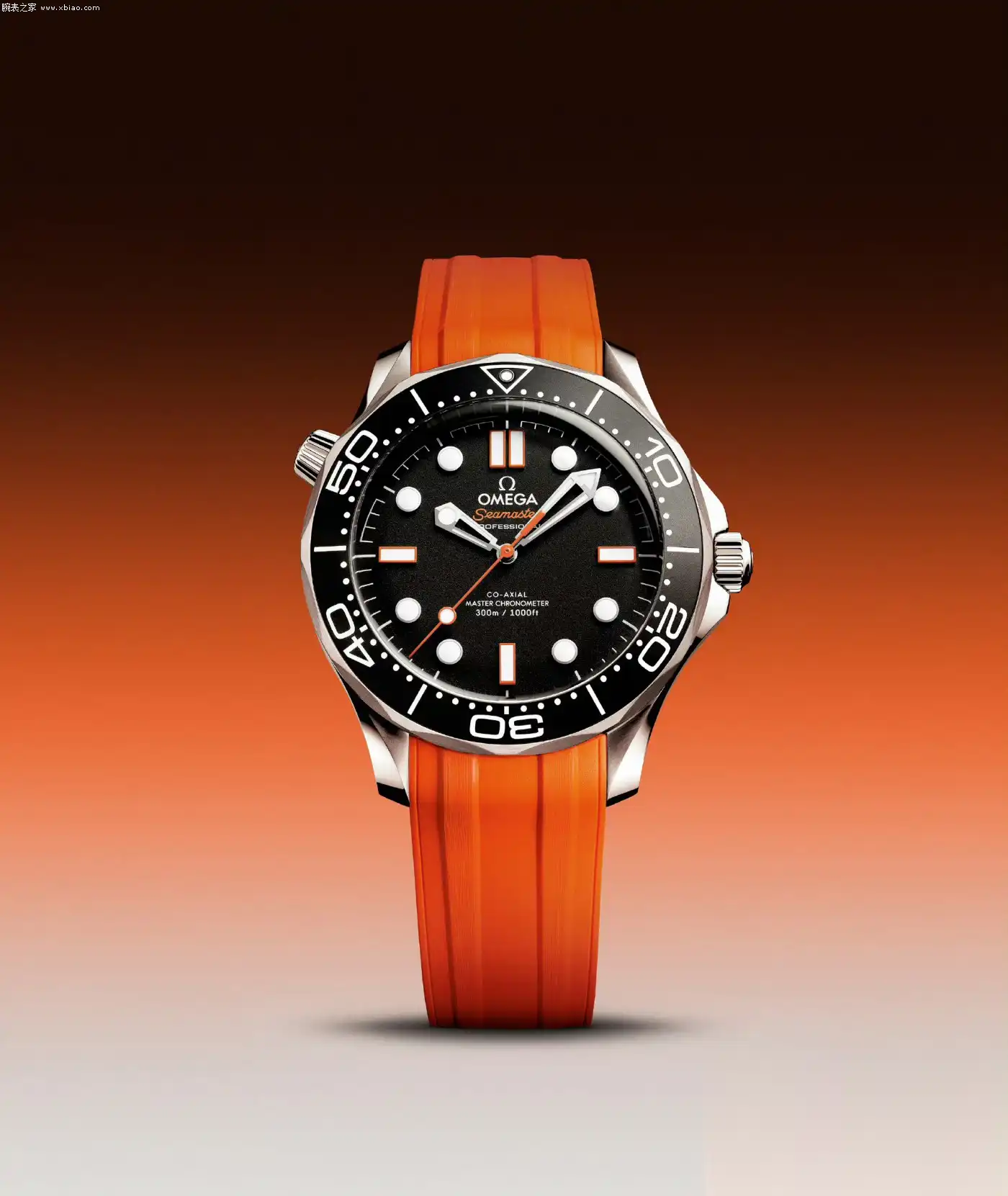 马龙同款欧米茄海马300米橙针腕表来了！春夏戴它出门，气质瞬间拉满 | 奈斯探表