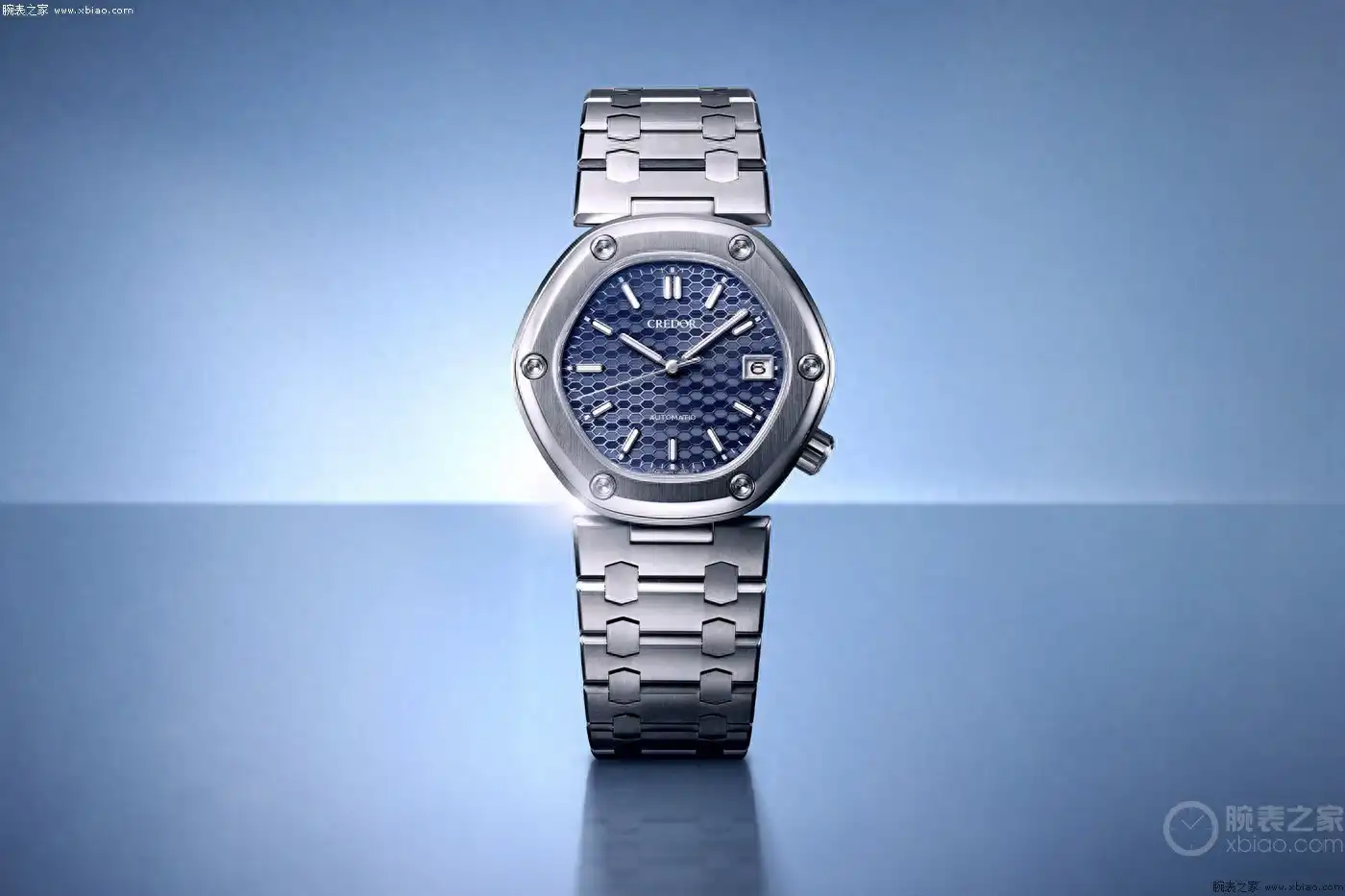 尊达大师遗风!贵朵Locomotive晨曦蓝腕表发布,钛金属蜂巢盘面太绝了 | 奈斯探表 尊达大师遗风!贵朵Locomotive晨曦蓝腕表发布,钛金属蜂巢盘面太绝了 | 奈斯探表