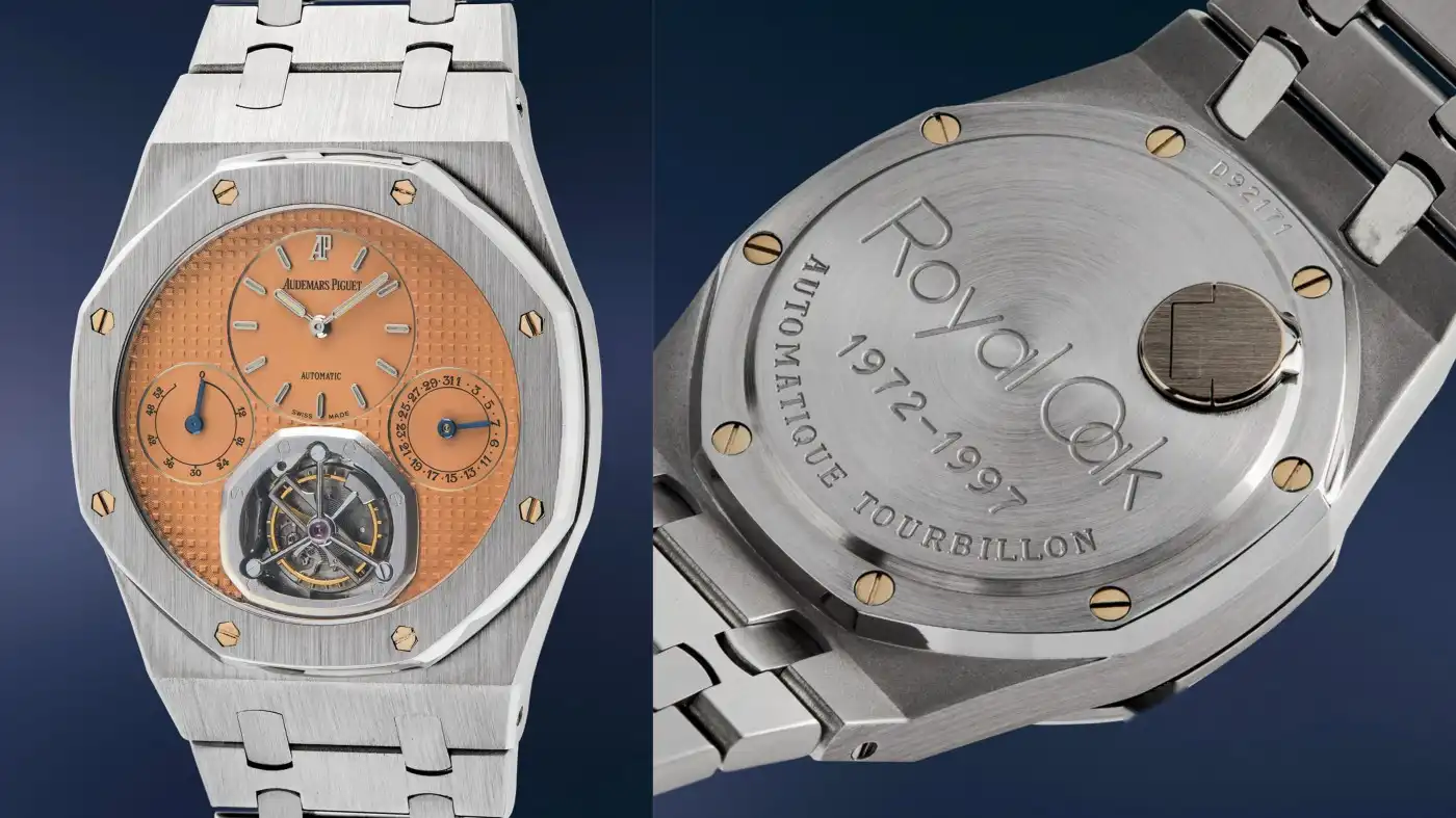 爱彼50周年王炸：首款皇家橡树自动飞行陀飞轮镂空腕表，打磨细节封神 | 奈斯探表